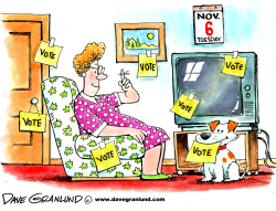 VOTE NOVEMBER 6 by Dave Granlund