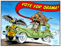 DOGS AGAINST ROMNEY by Keith Tucker