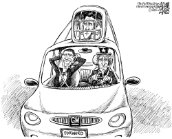 OBAMA RIDES THE BAILOUT TO VICTORY by Adam Zyglis