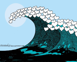 THE WAVE OF LOVE  by Arcadio Esquivel
