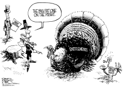TURKEY AND TAXES by Nate Beeler