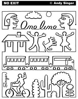 ONE LINE by Andy Singer