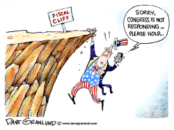 FISCAL CLIFF RESPONSE by Dave Granlund