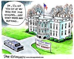MITT INVITED TO WHITE HOUSE by Dave Granlund