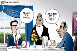 LUNCH AT THE WHITE HOUSE by Bruce Plante