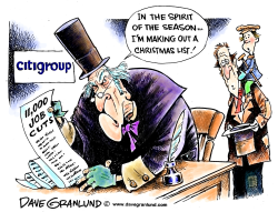 CITIGROUP JOB CUTS by Dave Granlund