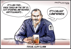 FISCAL CLIFF CLAVIN by J.D. Crowe