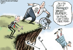 CLIFFS OF INSANITY  by Pat Bagley