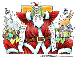 PARTISAN WISH LISTS by Dave Granlund