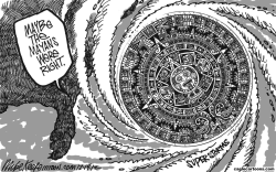 MAYAN PREDICTION  by Mike Keefe