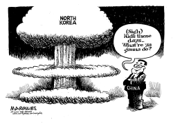 NORTH KOREA AND CHINA by Jimmy Margulies
