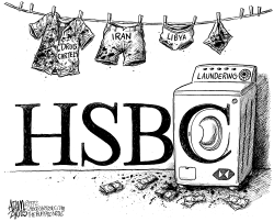 HSBC BANK by Adam Zyglis