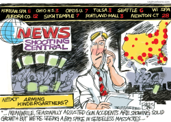 ALL GUNS ALL THE TIME  by Pat Bagley