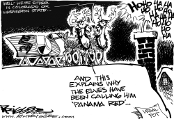 PANAMA CLAUS by Milt Priggee