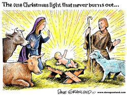 CHRISTMAS ETERNAL LIGHT by Dave Granlund