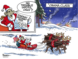 OBAMA CLAUS  by Paresh Nath
