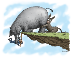 OVER THE CLIFF by Marian Kamensky