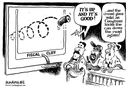 FISCAL CLIFF by Jimmy Margulies