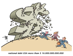 NATIONAL DEBT USA by Arend Van Dam