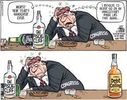 FISCAL CLIFF HANGOVER -  by Jeff Parker