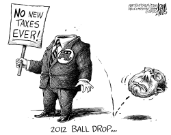 2012 BALL DROP by Adam Zyglis