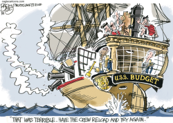 MUTINY ON THE BUDGET -  by Pat Bagley