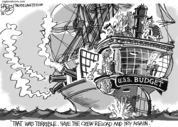 MUTINY ON THE BUDGET by Pat Bagley