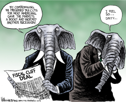 FISCAL CLIFF DEAL by Kevin Siers