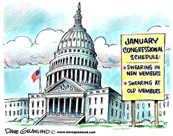 CONGRESS SWEARING IN by Dave Granlund