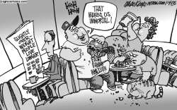 FAST FOOD NATION by Mike Keefe