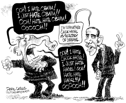 HATE HATE HAGEL by Daryl Cagle