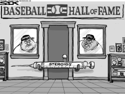 BASEBALL HALL OF FAME REJECTS by Steve Sack