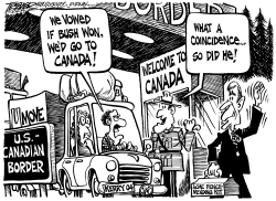 Bush goes to Canada by John Trever