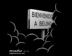 BIENBENIDO A LA CONTAMINADA BEIJING COL by Arcadio Esquivel