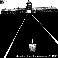 LIBERATION OF AUSCHWITZ by Tab