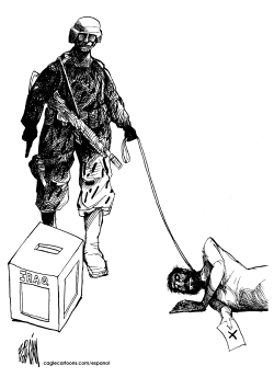 IRAQ ELECTION by Angel Boligan