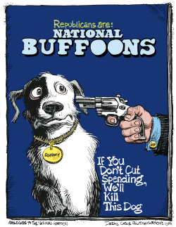NATIONAL BUFFOONS  by Daryl Cagle