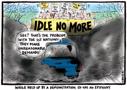 IDLE NO MORE by Ingrid Rice