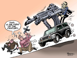 OBAMA GUN CONTROL  by Paresh Nath