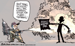 ASSAULT WEAPONS BAN  by Mike Keefe