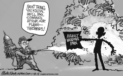 ASSAULT WEAPONS BAN by Mike Keefe