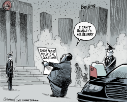SMOG IN BEIJING by Patrick Chappatte