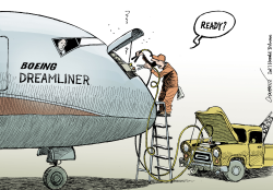 BOEING DREAMLINER PROBLEMS by Patrick Chappatte