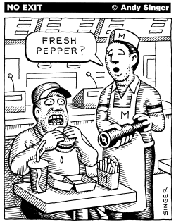 FRESH PEPPER by Andy Singer