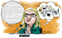 HILLARY CLINTONS TESTIMONY  by Daryl Cagle