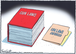 GUN LAWS by Bob Englehart
