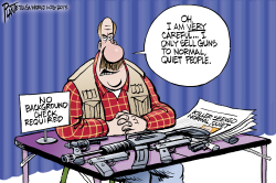 NICE, QUIET PEOPLE BUY GUNS by Bruce Plante