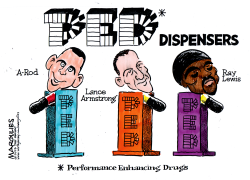 PERFORMANCE ENHANCING DRUGS  by Jimmy Margulies