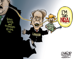 NRA PUPPETS  by John Cole