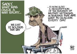 SUICIDES AND MILITARY VETERANS,  by Randy Bish